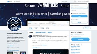 Nauticus Blockchain (@nauticusen) | Twitter