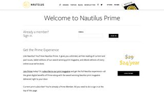 Nautilus: Prime