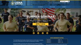 Summer Seminar :: Admissions :: USNA