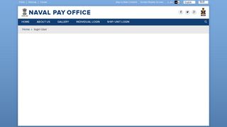 login User | Naval Pay Office - Indian Navy
