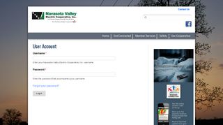 User account | Navasota Valley Electric Cooperative, Inc.