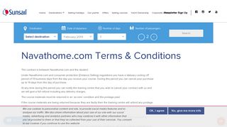 Navathome Terms and Conditions | Sunsail