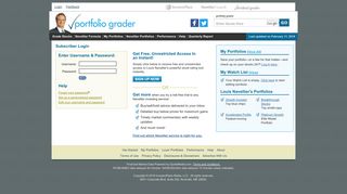 Portfolio Grader Account – Portfolio Grader - Navellier Growth