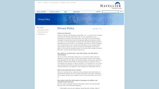 Navellier Calculated Investing - Privacy Policy