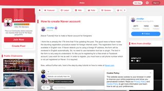 How to create Naver account | ARMY's Amino - Amino Apps