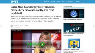 Install Navi-X And Enjoy Live Television, Movies & TV-Shows Instantly ...