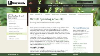 Flexible Spending Accounts - King County