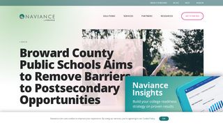 Broward County Public Schools Aims to Remove Barriers ... - Naviance
