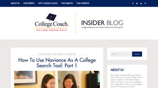 How To Use Naviance As A College Search Tool: Part 1 | College ...