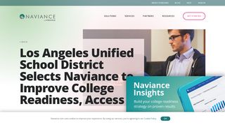 Los Angeles Unified School District Selects Naviance to Improve ...