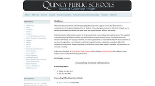 Guidance - North Quincy High School - Quincy Public Schools