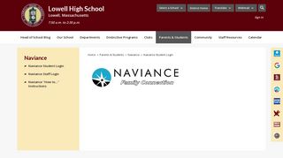 Naviance / Naviance Student Login - Lowell Public Schools