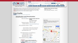 American Hospital Directory - Medical Center Navicent Health ...