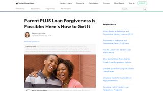 Parent PLUS Loan Forgiveness: See Your Options Here | Student ...