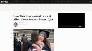 How This New Navient Lawsuit Affects Your Student Loans: Q&A