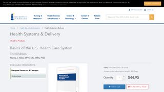 Navigate 2 Advantage Access for Basics of the US Health Care Systems
