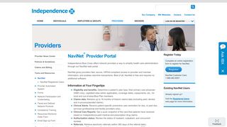 NaviNet Provider Portal | Independence Blue Cross