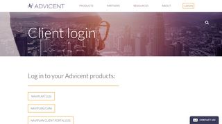Client login | Advicent