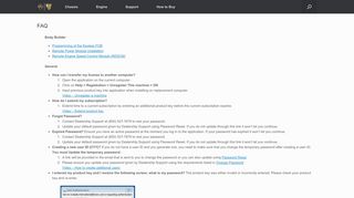 FAQ | Navistar Service Software
