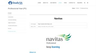 Navitas - Professional Year - STUDY SA