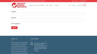 Login – Navkar Digital Institute