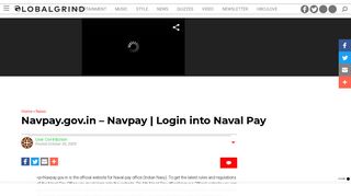 Navpay.gov.in – Navpay | Login into Naval Pay | Global Grind