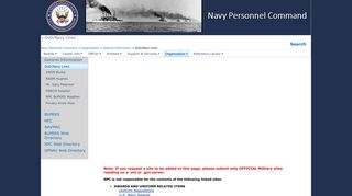 DoD/Navy Links - Public.Navy.mil