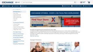 The Exchange | Exchange Stores