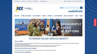VOSB - Navy Exchange: You Serve, You Save | Official Site