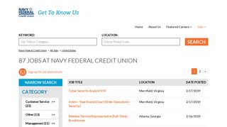 Jobs at Navy Federal Credit Union