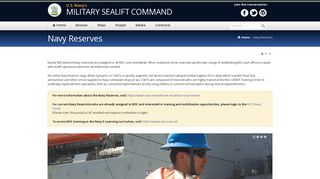 Navy Reserves - Military Sealift Command - Navy.mil