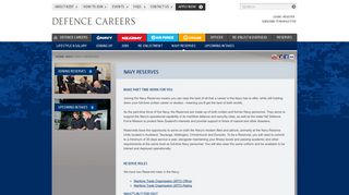 Navy Reserves | Defence Careers