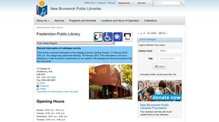 Fredericton Public Library - New Brunswick Government ...