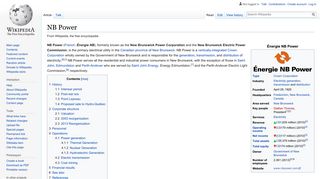 NB Power - Wikipedia