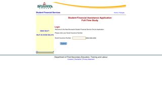 Student Financial Assistance Application - Student Financial Services