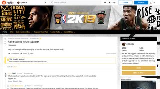 Can't sign up for 2k support? : NBA2k - Reddit