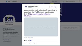 PACE Credit Union on Twitter: 
