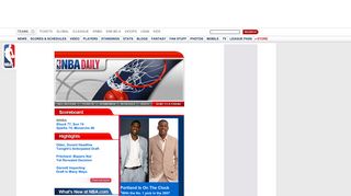 NBA.com - NBA Daily Sample Newsletter