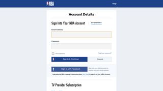 NBA Account | NBA.com