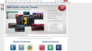 NBA.com - NBA Game Time for Teams