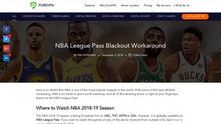 How to Avoid NBA League Pass Blackout Restrictions with NBA ...