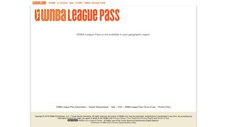 SIGN IN NOW - WNBA League Pass