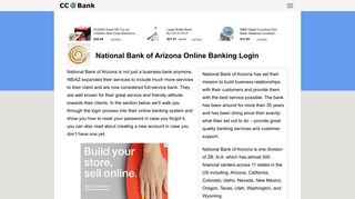 National Bank of Arizona Online Banking Login - CC Bank