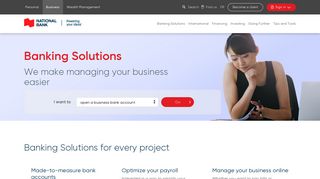 My Business Solutions | National Bank