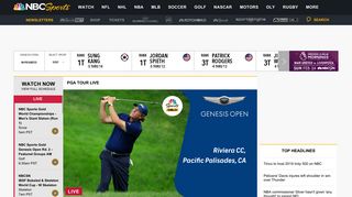 NBC Sports | Live Streams, Video, News, Schedules, Scores and more