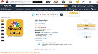 Amazon.com: NBC Sports Gold: Appstore for Android