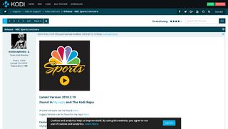 NBC Sports Live Extra - Kodi Forums