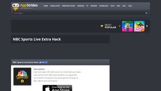 NBC Sports Live Extra Hack - appstrides best apps