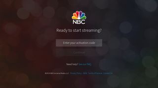 Activate NBC On Your Device - NBC.com