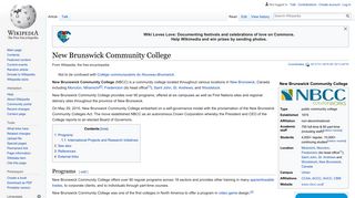 New Brunswick Community College - Wikipedia